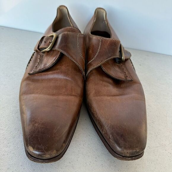Giorgio 1958  Platinum Italian Shoes Size 12-45 main image 6